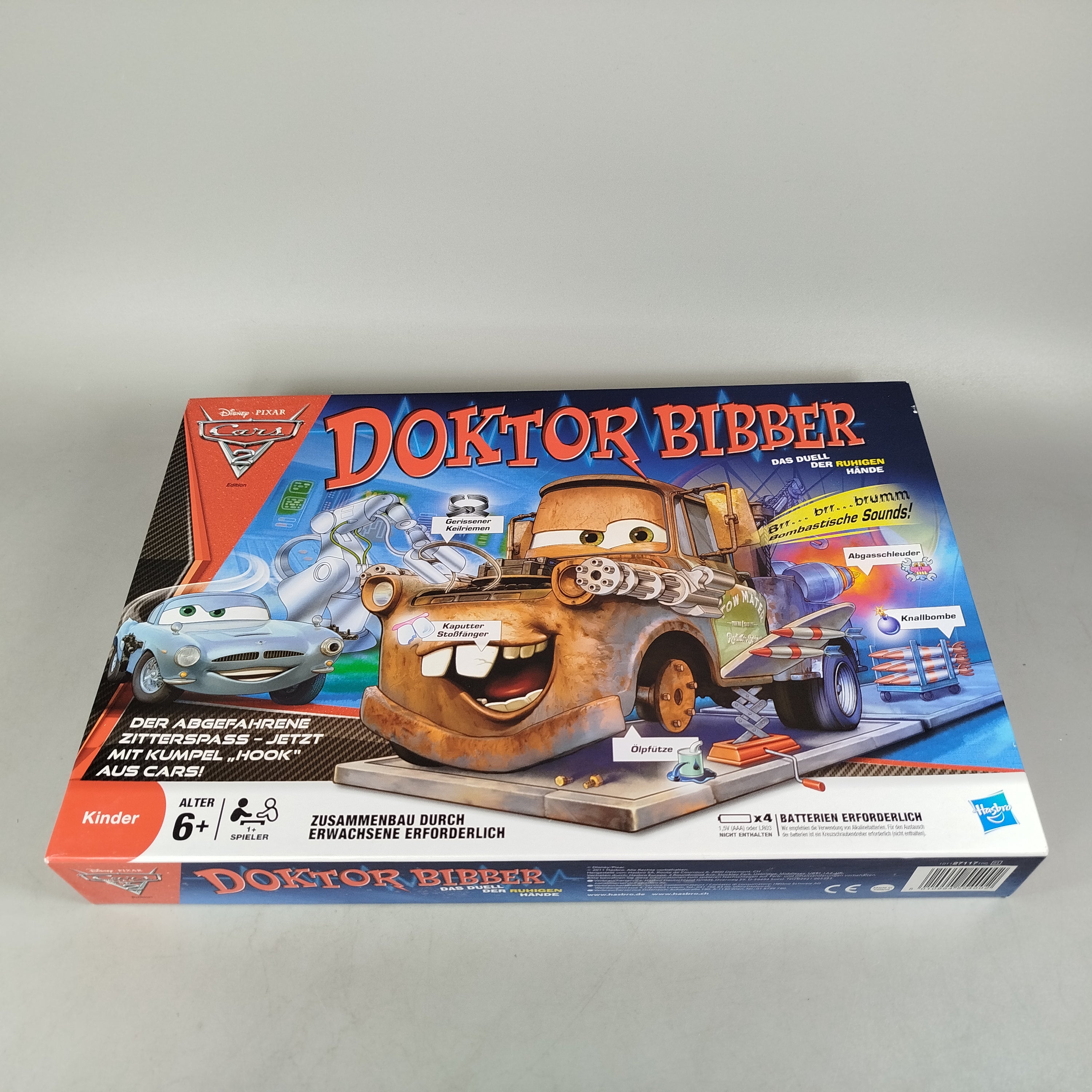 Hasbro Doktor Bibber Cars 2 27117 Brettspiel, neu, ab 6 7 8 Jahre| ✅ geprüft